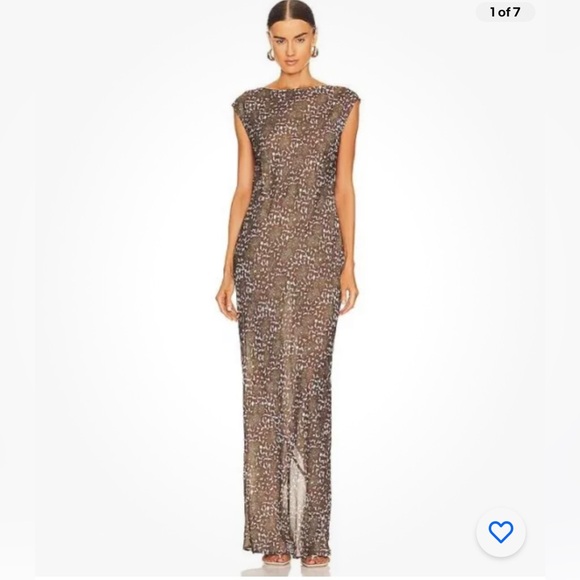 RUMER Banksia Sheath Maxi Dress In Bankisa Floral Size S. B28 - Picture 1 of 7